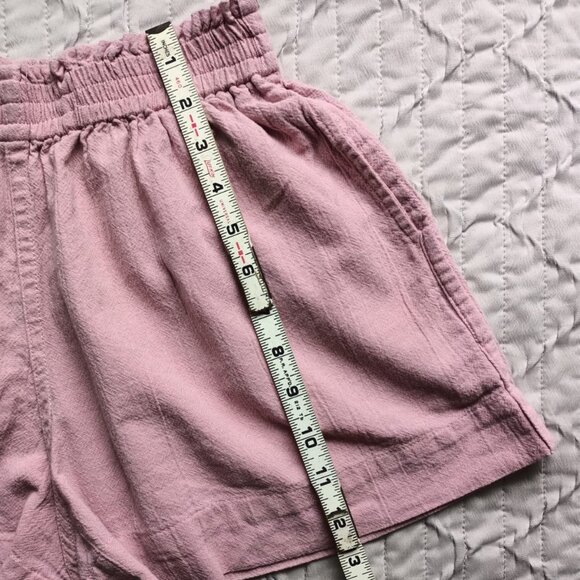 100% Cotton Handmade Shorts ๐ Dusty Rose Pink ๐ Elastic Waist - Picture 3 of 9
